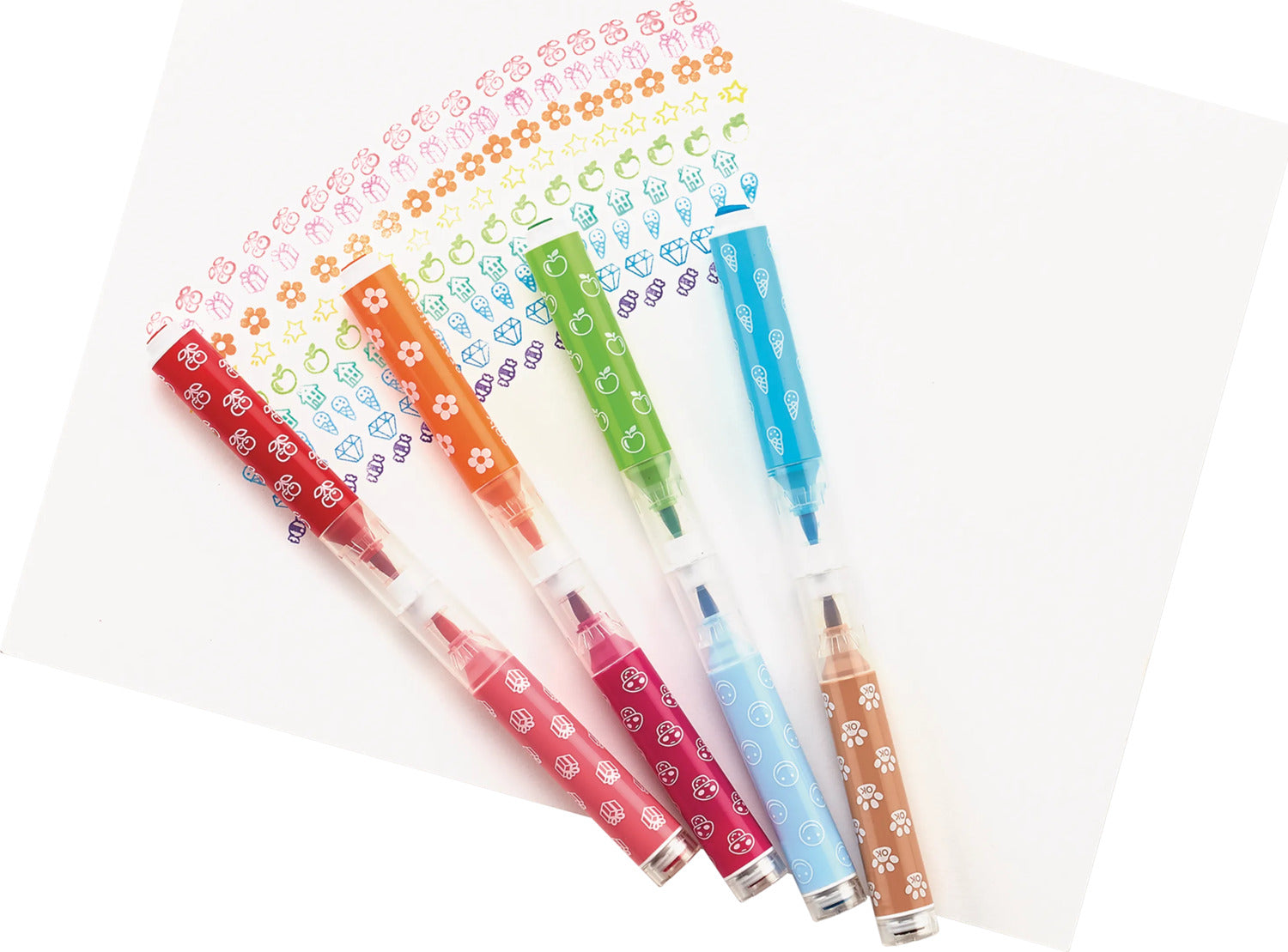 Stampables Double-Ended Stamp & Brush Markers - Set of 18
