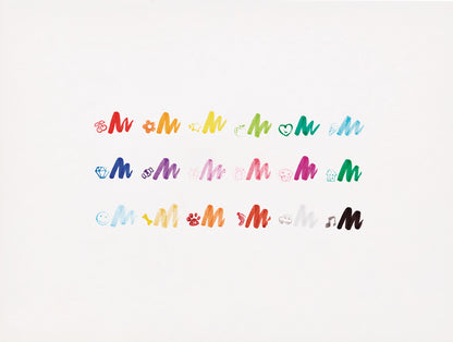 Stampables Double-Ended Stamp & Brush Markers - Set of 18