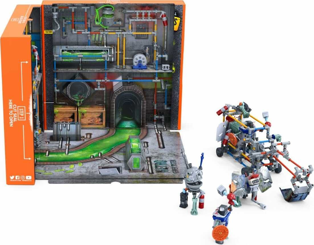 JUNKBOTS Large Factory Habitat- Metro Sewer System Age 5+