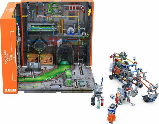 JUNKBOTS Large Factory Habitat- Metro Sewer System Age 5+