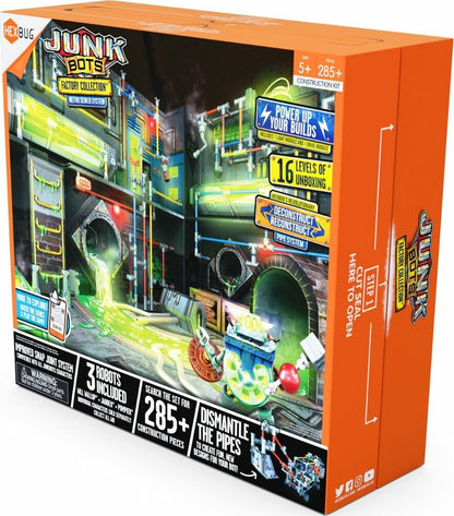 JUNKBOTS Large Factory Habitat- Metro Sewer System Age 5+
