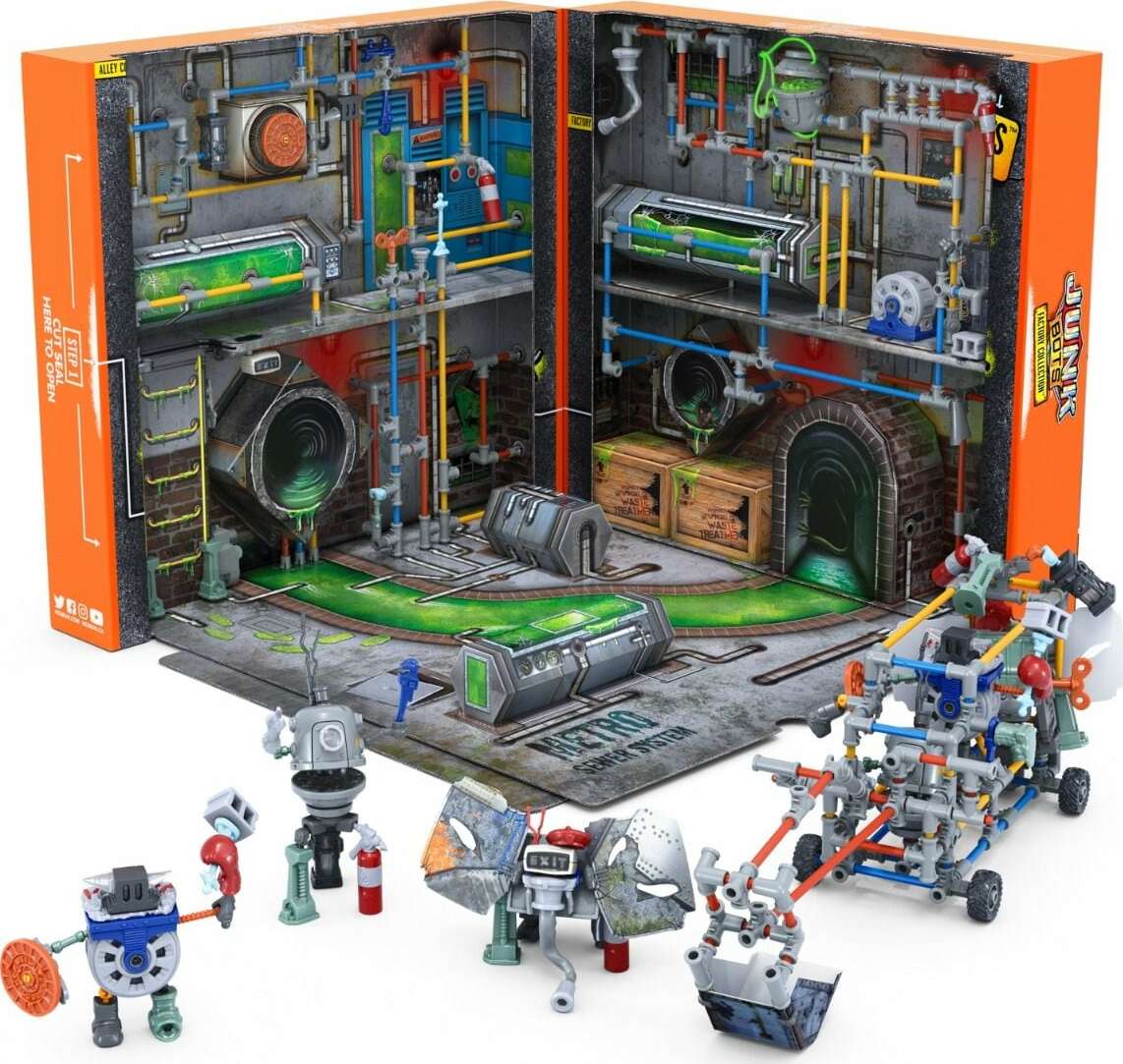 JUNKBOTS Large Factory Habitat- Metro Sewer System Age 5+