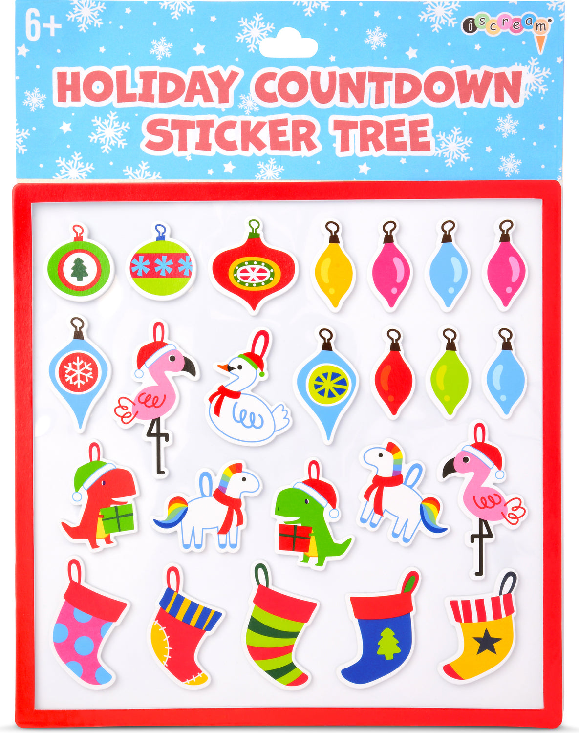 HOLIDAY COUNTDOWN STICKER TREE