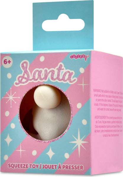 SANTA BUBBLE SQUEEZE TOY