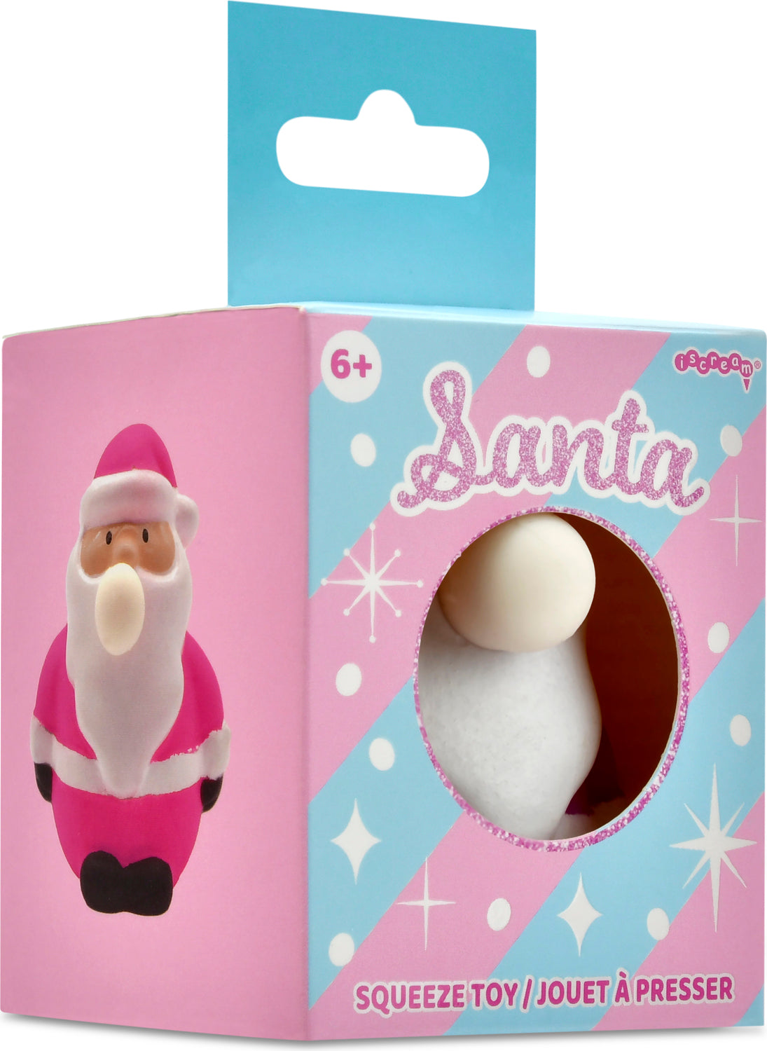 SANTA BUBBLE SQUEEZE TOY