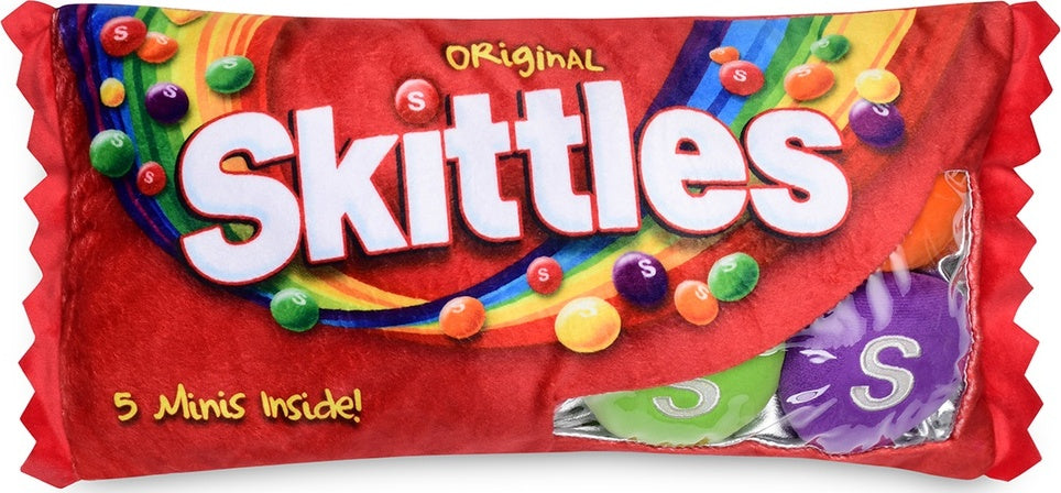 Skittles Packaging Fleece Plush Bag
