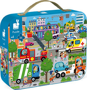 Suitcase Puzzle City (36 Pcs) Age 4+