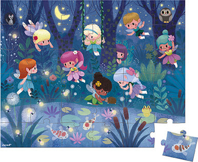 Suitcase Puzzle Fairies And Waterlilies (36 Pcs) Age 4+