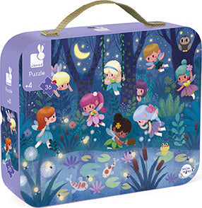 Suitcase Puzzle Fairies And Waterlilies (36 Pcs) Age 4+