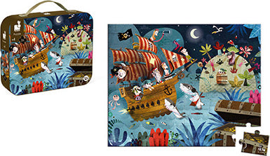 Suitcase Puzzle Treasure Hunt (36 Pcs) Age 4+
