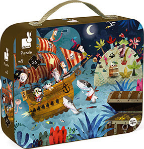 Suitcase Puzzle Treasure Hunt (36 Pcs) Age 4+