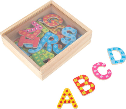 Colourful Magnetic Letters