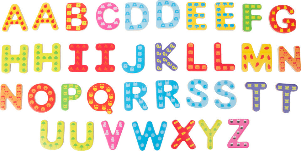 Colourful Magnetic Letters