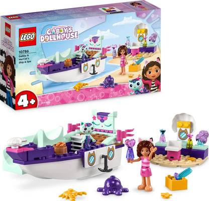 LEGO® Gabby's Dollhouse Gabby & MerCat's Ship & Spa