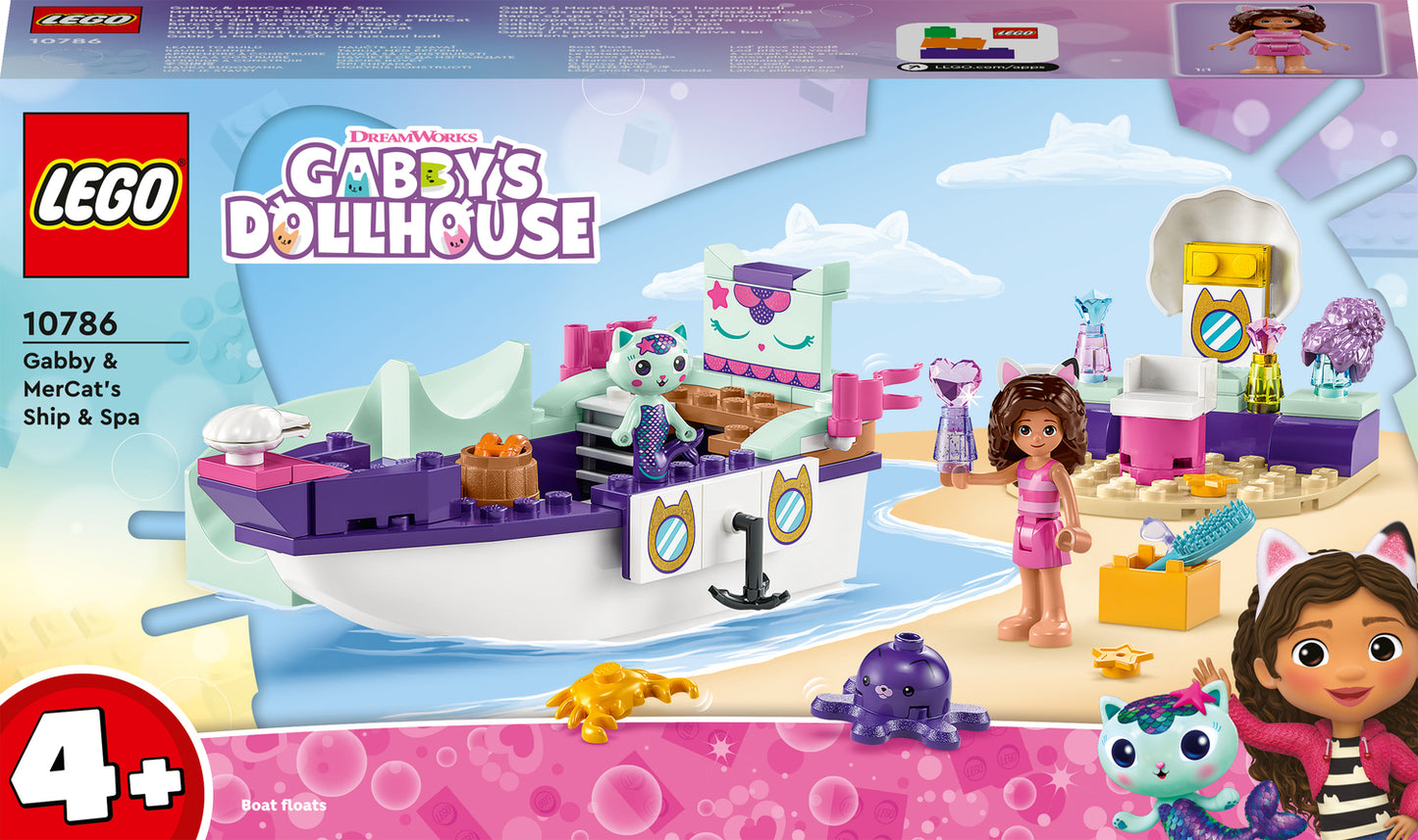 LEGO® Gabby's Dollhouse Gabby & MerCat's Ship & Spa