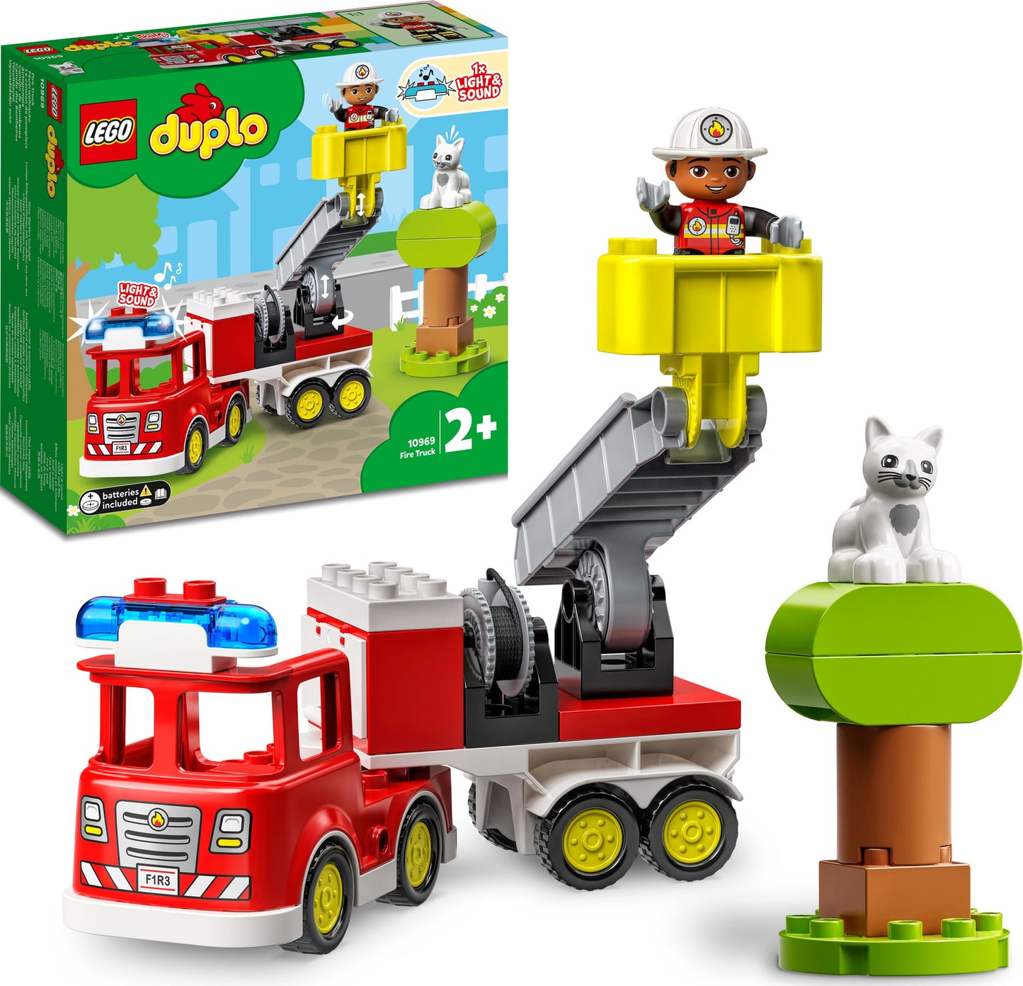 LEGO® DUPLO® Town Fire Engine, Toddlers Toy