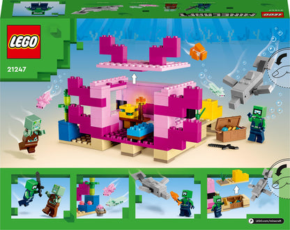 LEGO® Minecraft The Axolotl House Building Toy