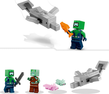 LEGO® Minecraft The Axolotl House Building Toy