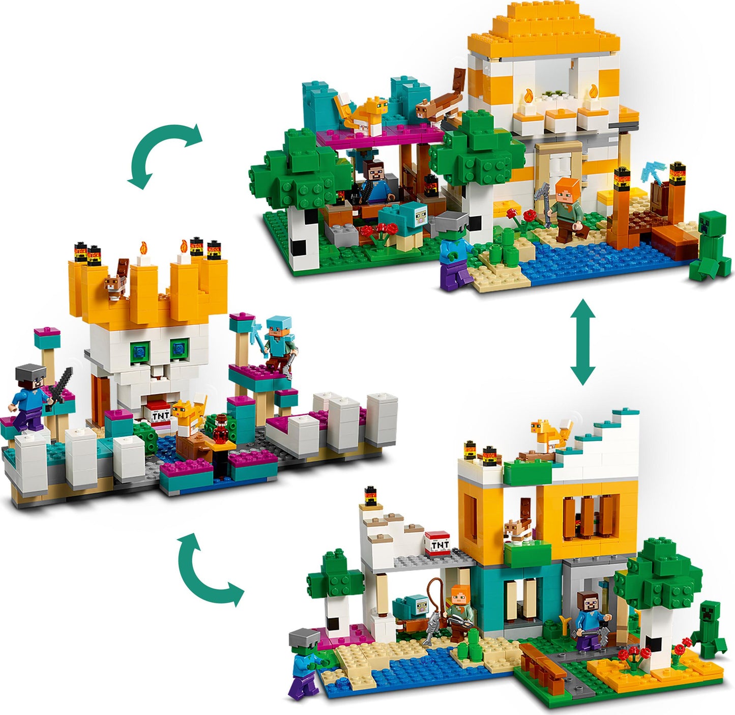 LEGO® Minecraft The Crafting Box 4.0 2 in 1 Set