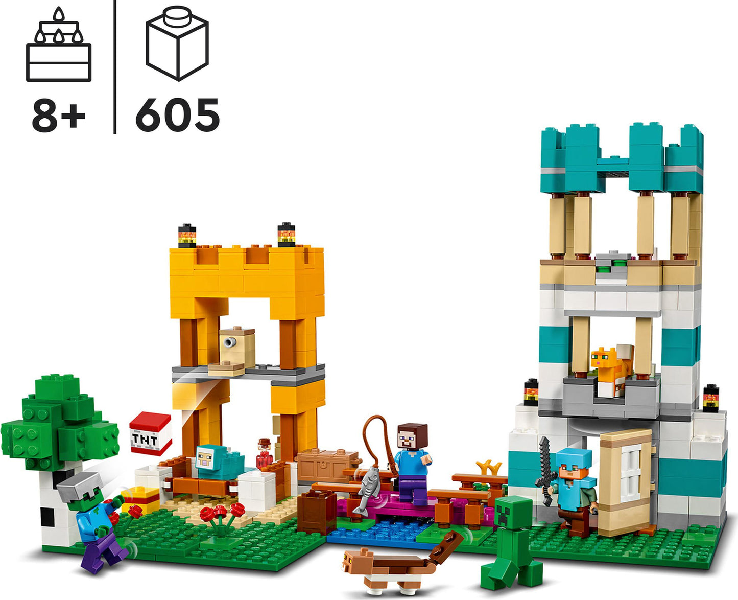 LEGO® Minecraft The Crafting Box 4.0 2 in 1 Set