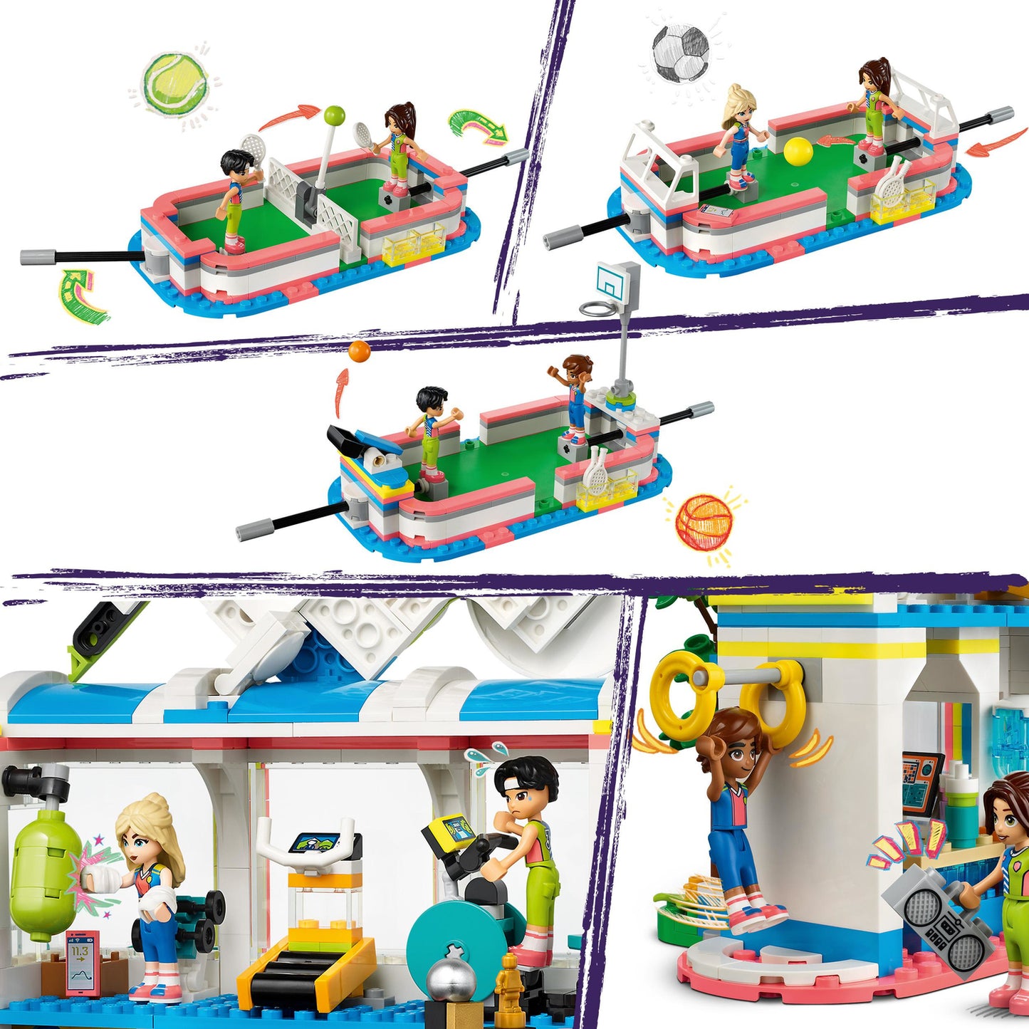 LEGO® Friends™ Sports Centre Mini-Doll Playset
