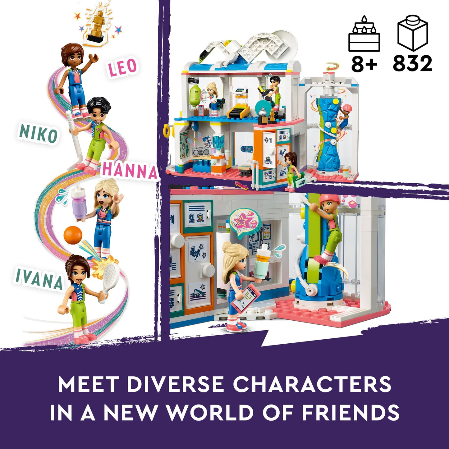 LEGO® Friends™ Sports Centre Mini-Doll Playset
