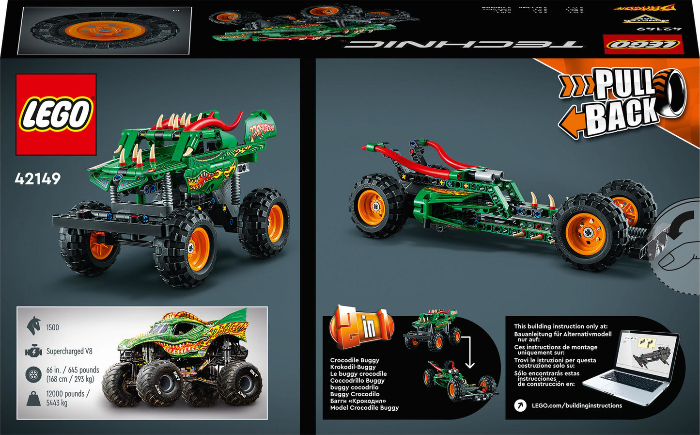 LEGO® Technic: Monster Jam™ Dragon™
