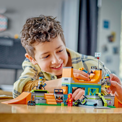 LEGO® City Street Skate Park with Toy Bike
