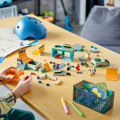 LEGO® City Street Skate Park with Toy Bike
