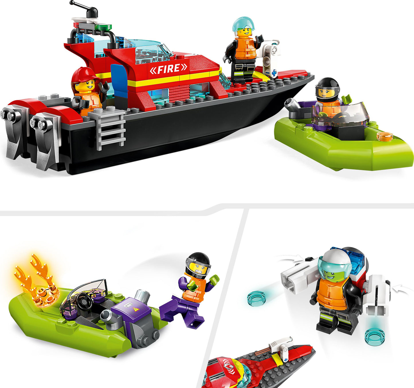 LEGO® City Fire: Fire Rescue Boat