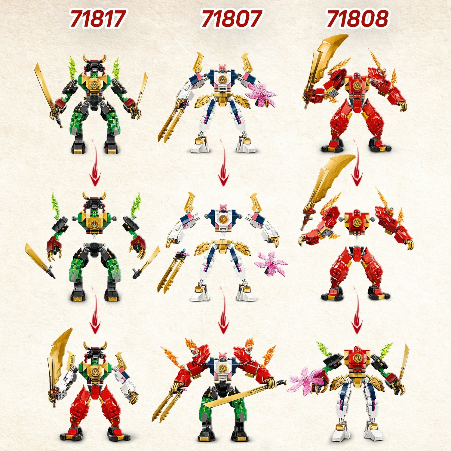 LEGO NINJAGO Lloyd’s Elemental Power Mech Toy