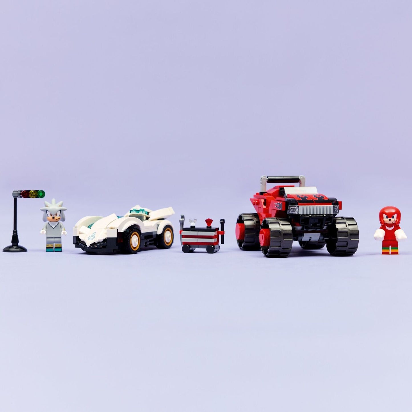 LEGO Sonic: Silver's Car vs. Knuckles' Monster Truck