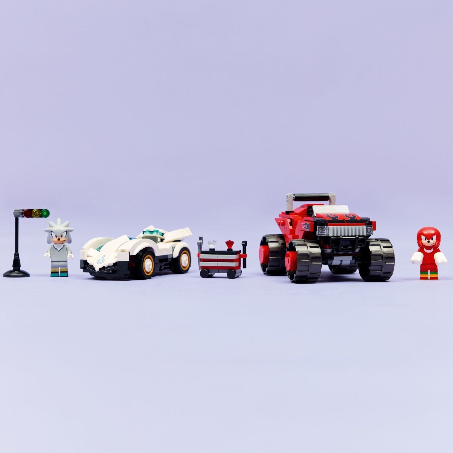 LEGO Sonic: Silver's Car vs. Knuckles' Monster Truck