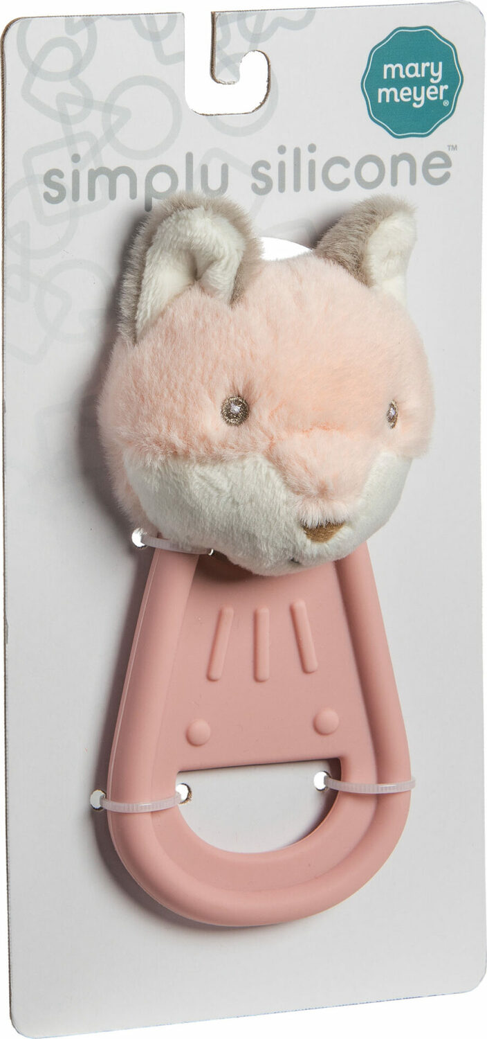 Simply Silicone Character Teether - Fox - 6"