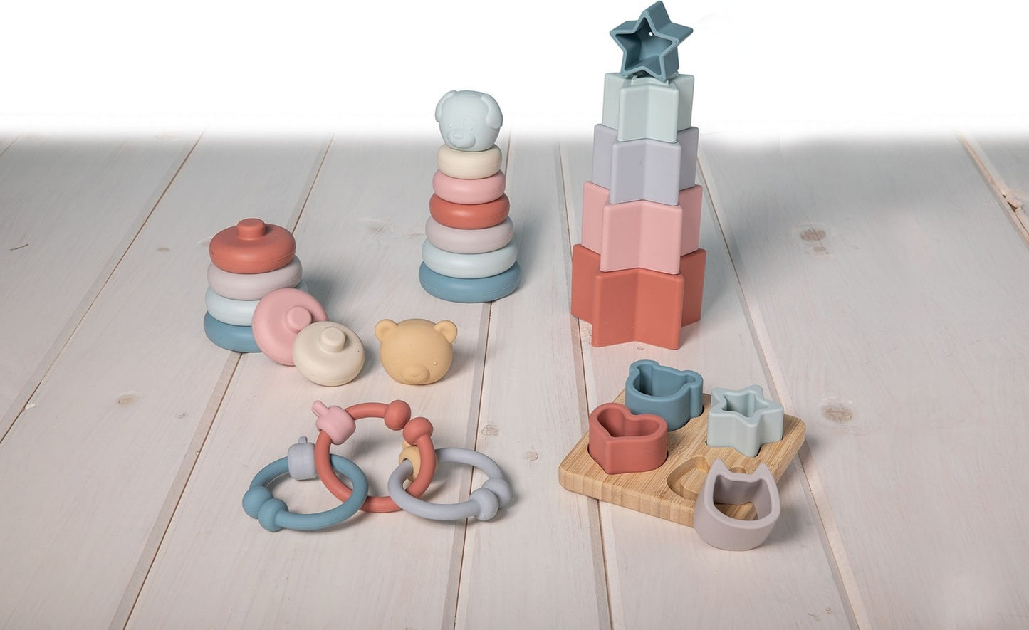 Simply Silicone Link Teether - 8"