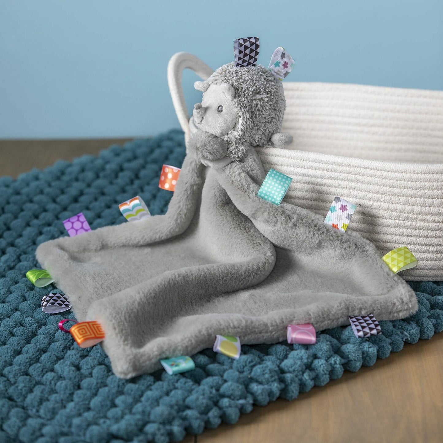Taggies Heather Hedgehog Huggy Blanket - 12x12"