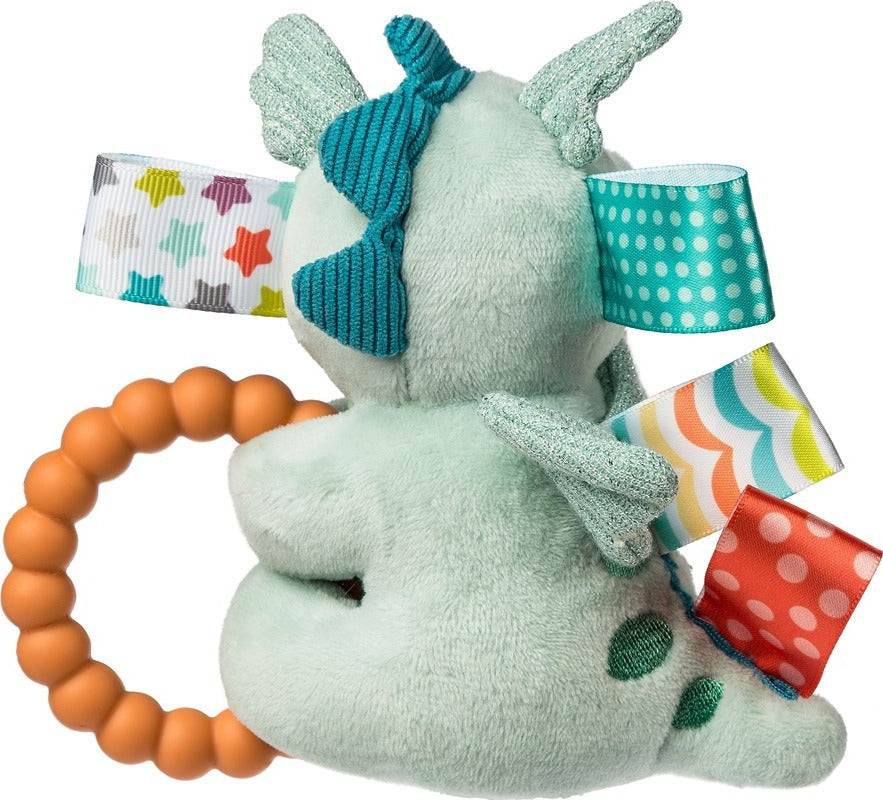 Taggies Drax Dragon Teether Rattle - 6"