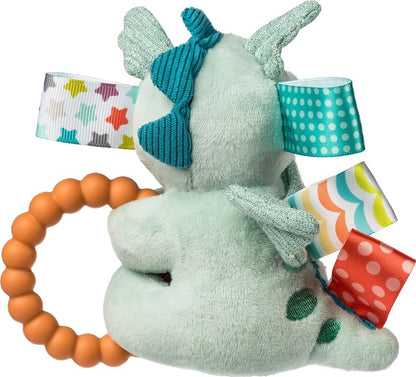 Taggies Drax Dragon Teether Rattle - 6"