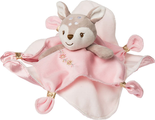 Itsy Glitzy Fawn Character Blanket - 13x13"