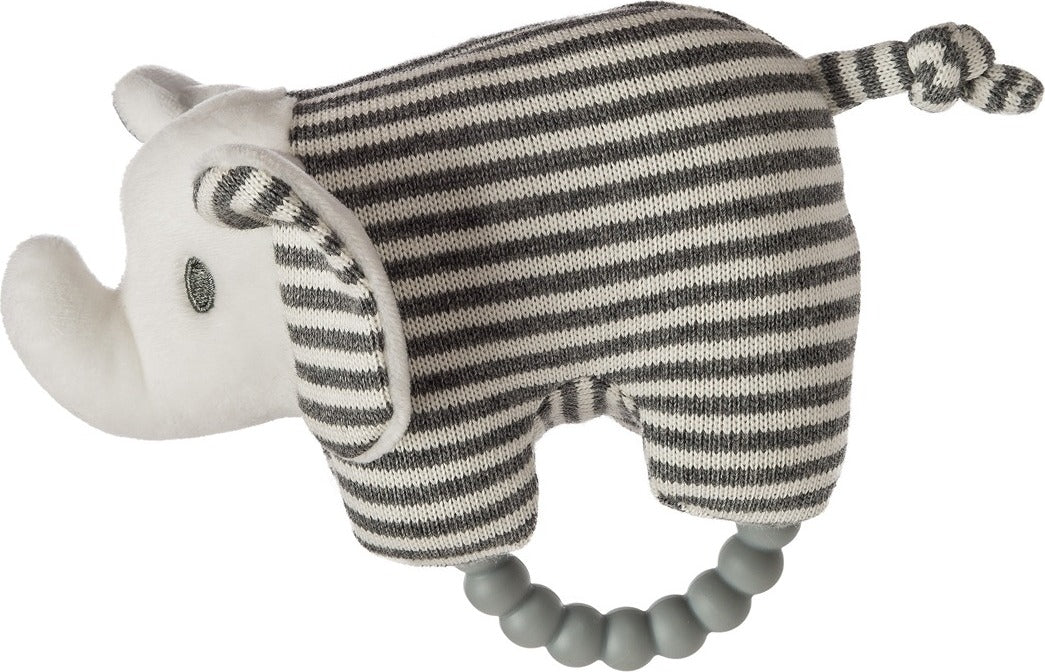 Afrique Elephant Teether Rattle - 5"