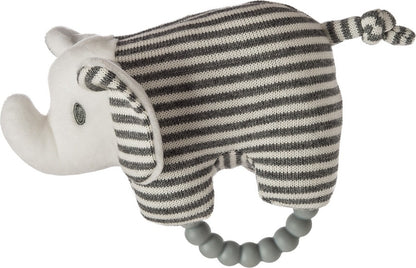 Afrique Elephant Teether Rattle - 5"