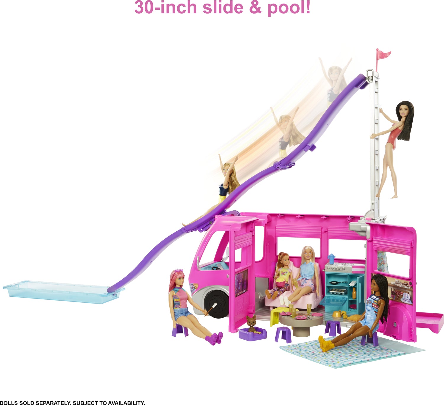 barbie barbie camper Barbie Dream Camper Vehicle Playset – Franklin's Toys
