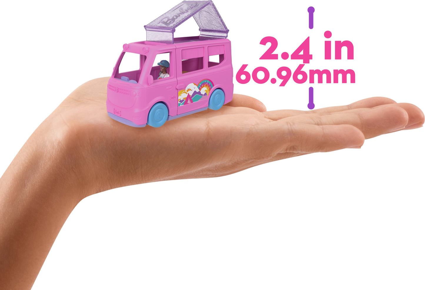 Barbie Mini Land Collectible Playsets with 1.5-Inch Doll and Interactive Play Areas for Storytelling Fun