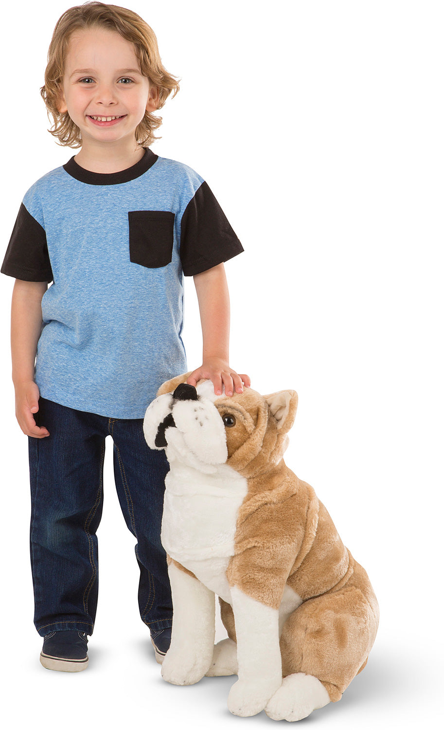 LOCAL PICK-UP ONLY - English Bulldog Dog Giant Stuffed Animal