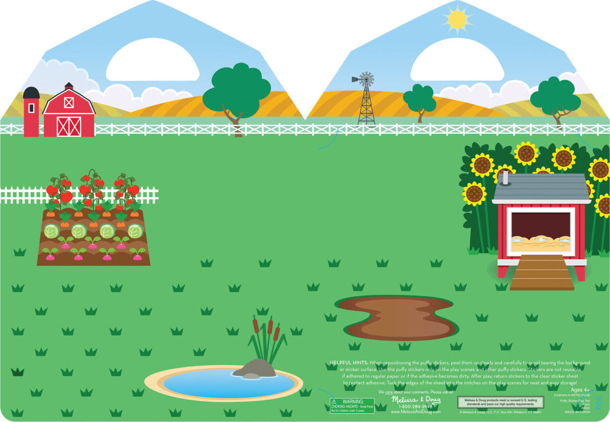 Puffy Sticker - Farm