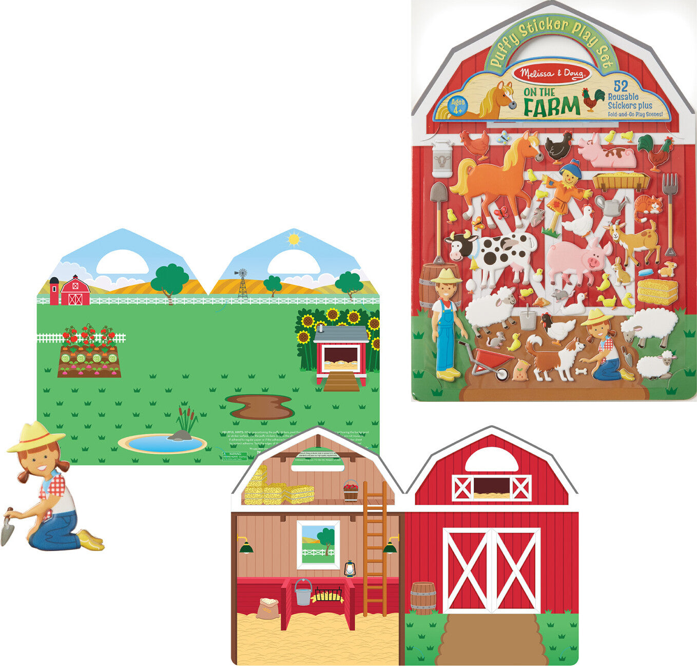 Puffy Sticker - Farm