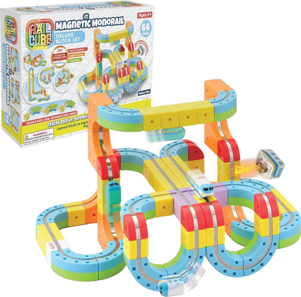 Rail Cube - Magnetic Monorail Deluxe Set – Franklin's Toys