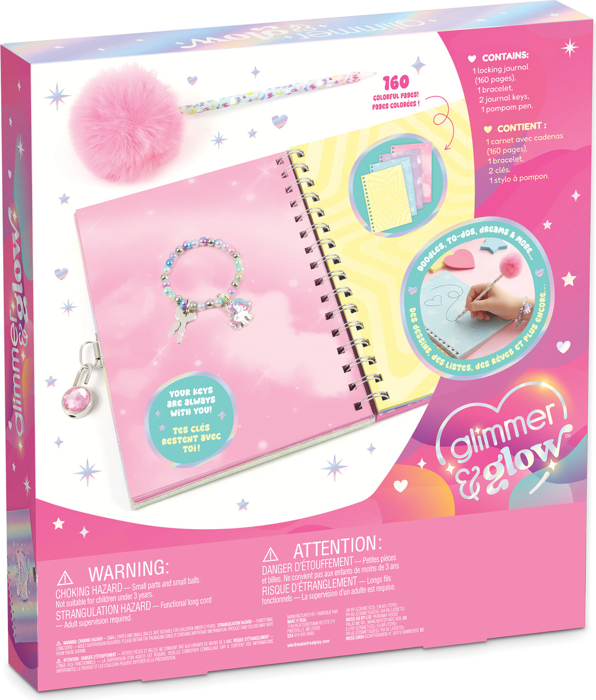 Unicorn Locking Journal Set
