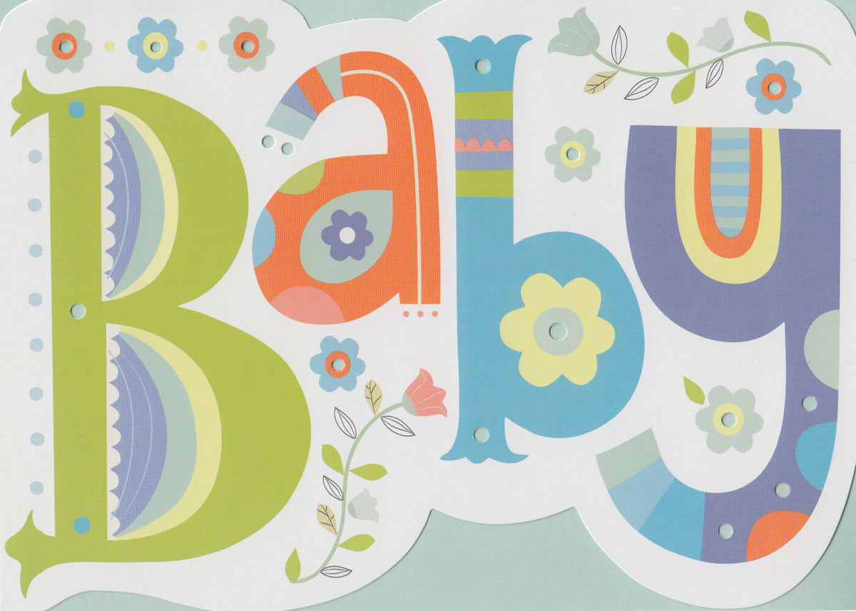 Baby Die-Cut Card