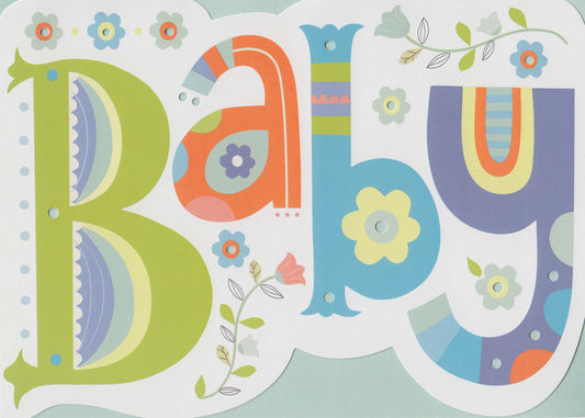Baby Die-Cut Card